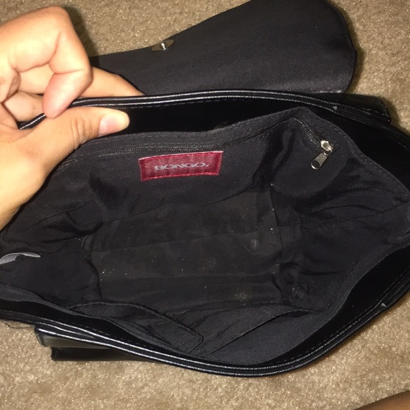 Over the shoulder black stud purse - Picture 3 of 3